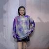 Elegant European Style Plus Size Knit Sweater for Women - Autumn/Winter, Long Sleeve, Loose Fit with Fashion Print and Hot Drilling Design