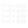 2/4/6/8Pcs Trust in God Rearview Mirror Stickers Strong Stickiness Waterproof Self Adhesive Car Decals Automotive Exterior Decals