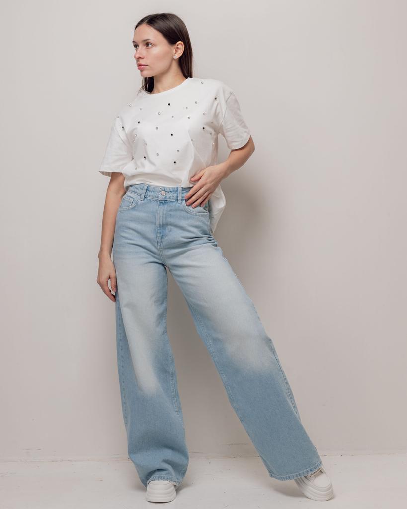 Women's Jeans ZEO Basic 4651 34 Light Blue