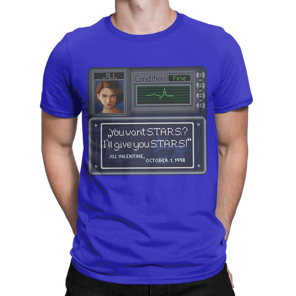 rResident Evil Pixel Art Funny 100 Cotton TShirt rResident Evil CODEVeronica Tops Tees For Unisex