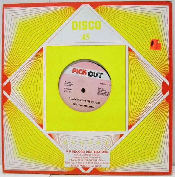 

12inch Record NINJAMAN SINGING MELODY Don Badman Burning With Fever VPRD633 Pickout 1990 US Reggae Ska Dub Used