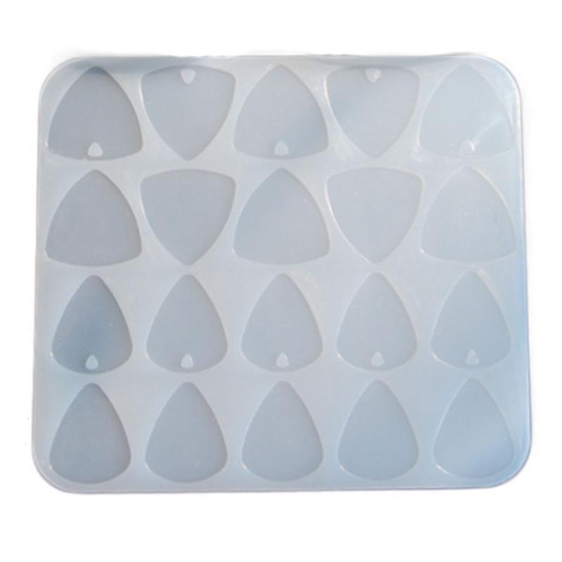 Triangular Plectrum Guitar Pick Resin Molds Guitar for Case Silicone Casting Mold for Resin Casting 3D Epoxy Resin Mol