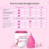 I-Activ Menstrual Cup Medium With Free Sterilizer Case | Ultra Soft Leak-Proof Period Cup | Rash-Free Silicone Reusable Cup For 8-10 Hours Protection