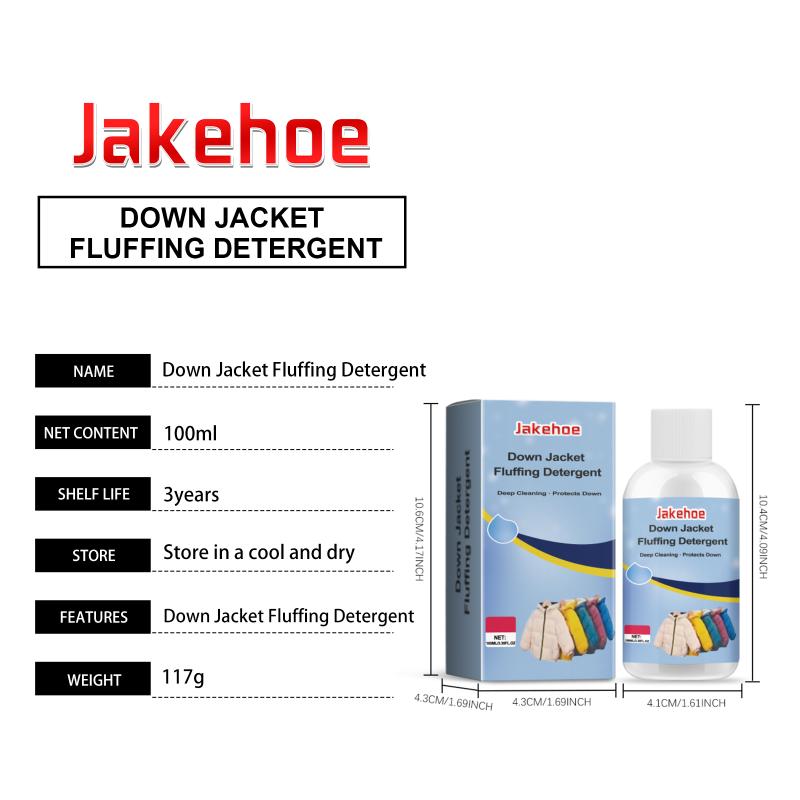 Down Jacket Detergent, Gentle And Non-Irritating, Cleans And Removes Stains, Fluffs Up The Garment, Suitable For Both Machine And Hand Washing.