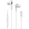UP1200 Casque stéréo Intra-auriculaire USB-C Blanc
