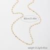 Fashion Sweater Chain Long Y-shaped Necklace for Women Simple Metal Gold Color Heart Crystal Clavicle Necklace Y2K Party Jewelry