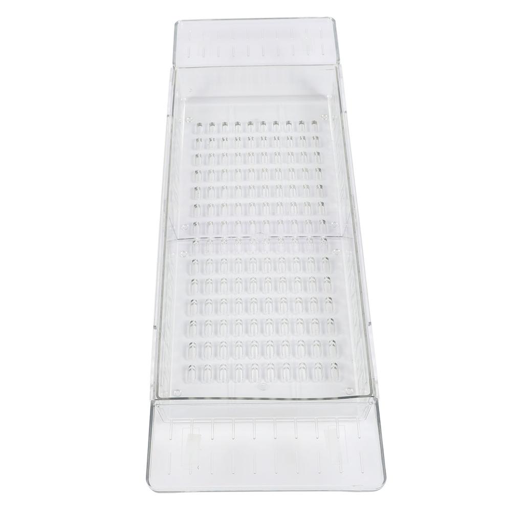 Bathtub Tray Multifunctional Drain Bath Shelf PET Retractable Bathtub Storage Rack for Bathroom