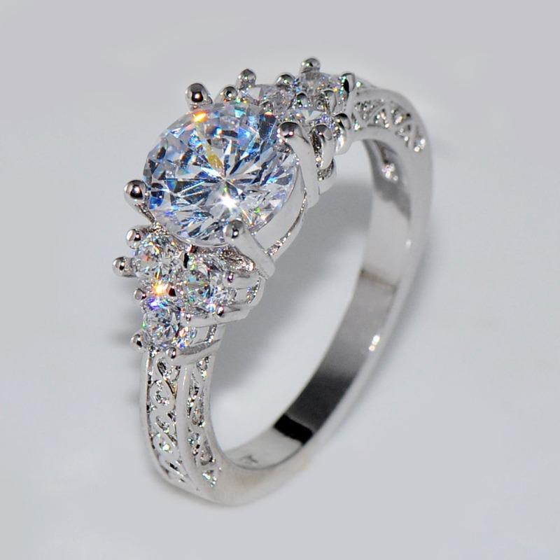 

Ebay crystal zirconia jewelry, fine jewelry & accessories, high-end eight hearts & arrows zircon engagement ring