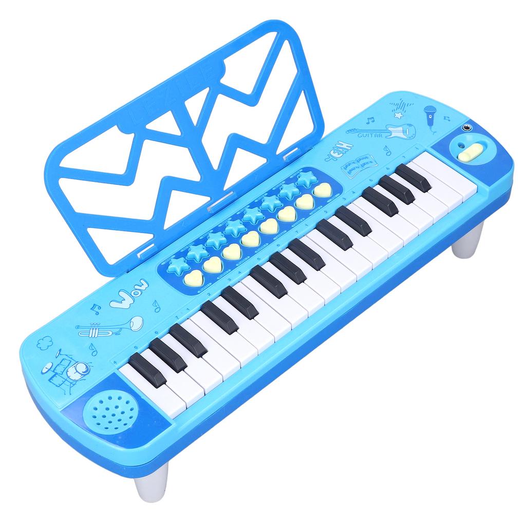 Electronic Keyboard Piano Toy Mini 37 Keys Keyboard Piano Musical Toy with Microphone for Baby