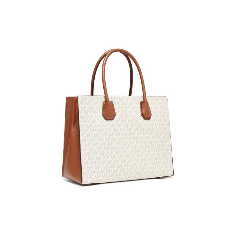 New MICHAEL KORS Mercer Large Logo Accordion Tote Bag 35T2GM9S3B-150