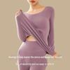 Women's Round Neck Velvet Bottoming Shirt - Winter Plush Seamless Innerwear, Thickened for Warmth