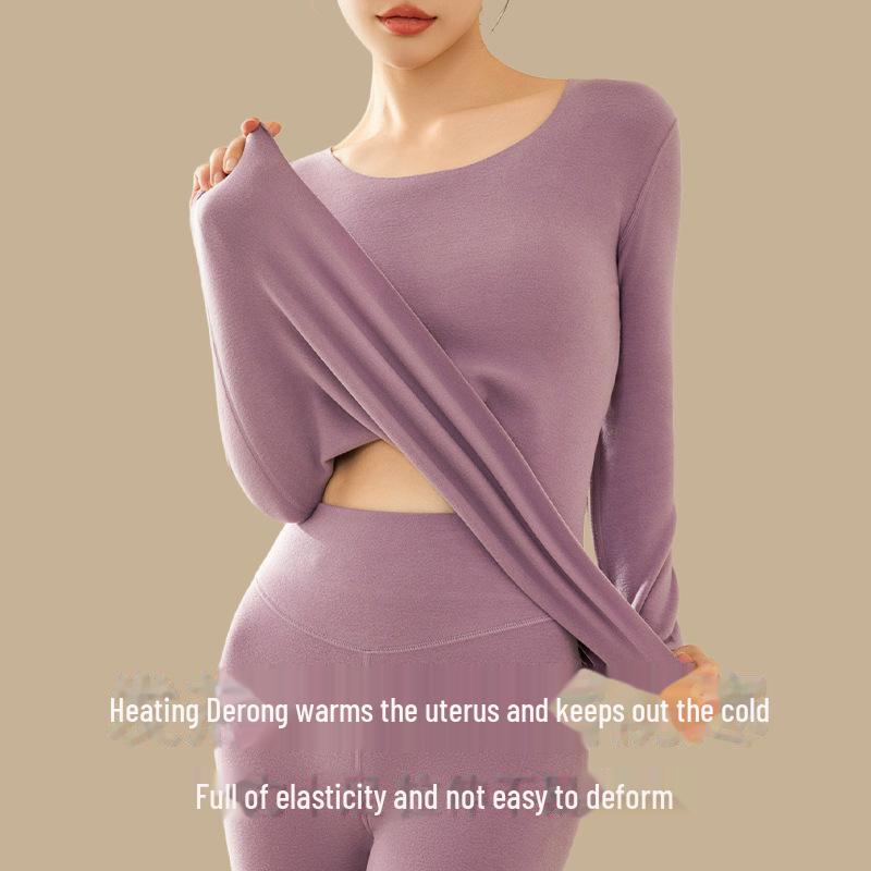 Women's Round Neck Velvet Bottoming Shirt - Winter Plush Seamless Innerwear, Thickened for Warmth