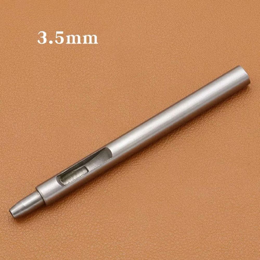 1Pcs Alloy Steel Round Hole Puncher DIY Straight Head Leather Craft Tool 0.5-10mm Leather Punch Sewing Bag Shoes Belt Watch Band