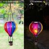 Heißluftballon Laternen Solarlaternen Wasserdicht Tragbar Dekorative Dekorationslampe für Außen Garten Terrasse Balkon Nachtdekoration