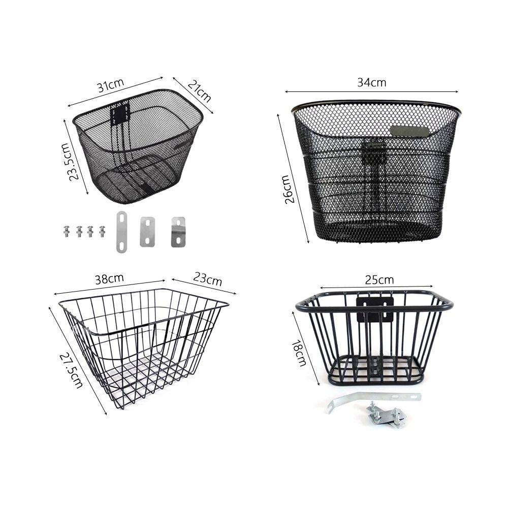 Fixed Durable Mountain Bike Basket Bike Rear Basket  Children's Folding Bike Accessories