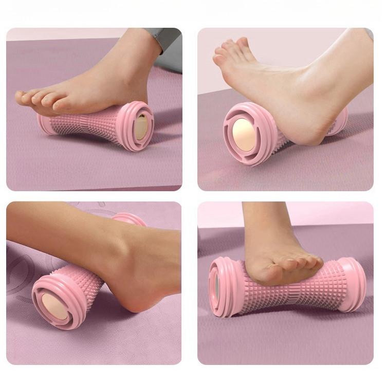 Fascia Wheel Cervical Massage Roller Foot Massage Wheel Wolf Tooth Stick Muscle Relaxation Spinal Correction Professional Yoga Axis