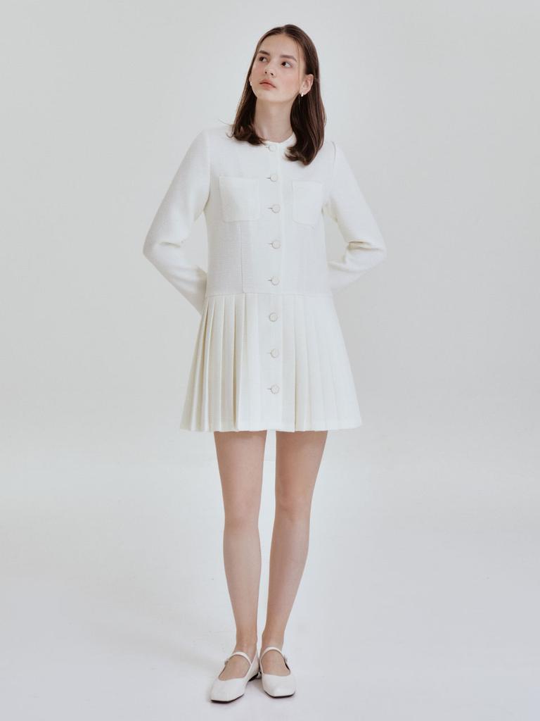 Liel Lory Tweed Mini Ops (Ivory)