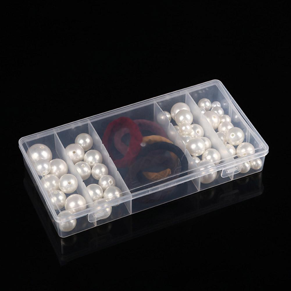 5 Grid Transparent With Cover Rectangle Vertical Eyelash Storage Box Box Organizer Tool Makeup S5M4