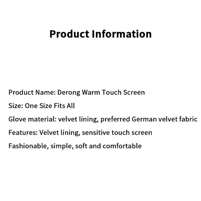 Herbst Winter Warme Wildlederhandschuhe Plus Samt Verdickte Plüsch Dekor Stulpenhandschuhe Outdoor Kältefest Touchscreen Reit Ski Handschuhe