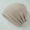 2pcs Womens Knitted Wool Pullover Beanie Versatile And Warm Slouchy Hat