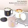 1Pc 304 Stainless Steel Thermal Mug Heat-Resistant Large Capacity Coffee Cup 400Ml Double-Layered Vacuum Flask