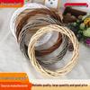 Creative Wicker Circle Wreath - Christmas Home Decoration for Living Room and Door