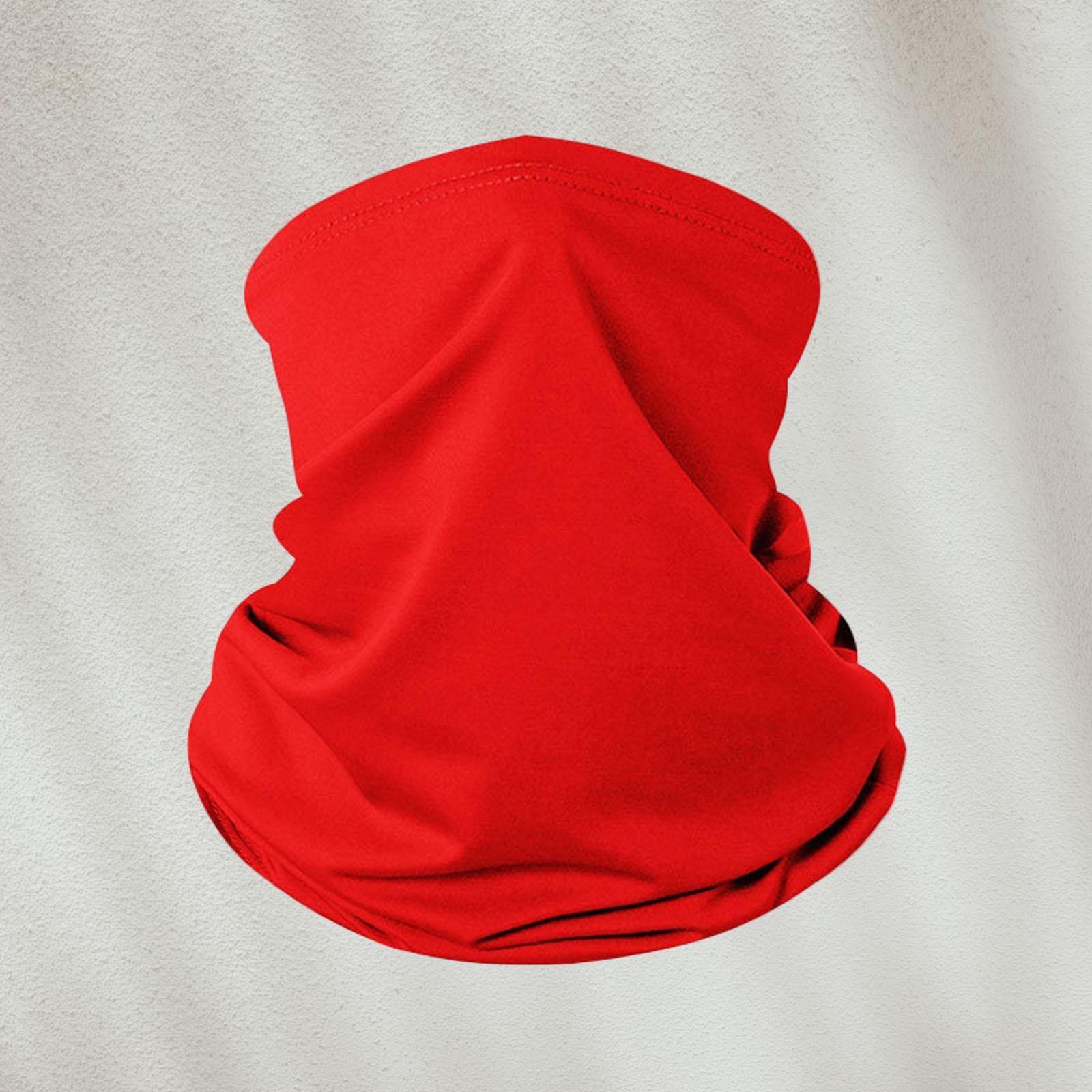 

Летняя Солнцезащитная Маска для езды на велосипеде, для рыбалки на открытом воздухе, для защиты от ультрафиолета, для головы, солнцезащитный крем, повязка на шею One Size красный