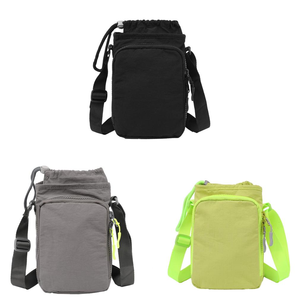 Casual Nylon Shoulder Pack With Zipper Pocket For Daily Use And Outdoor Activities