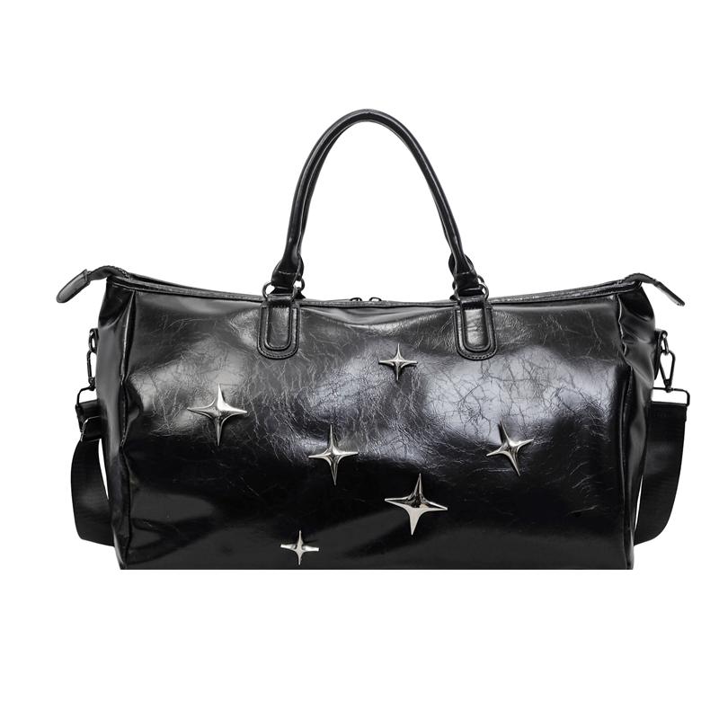 

Large Capacity Travel Bag Commuter Shoulder Crossbody Tote Bag чорний