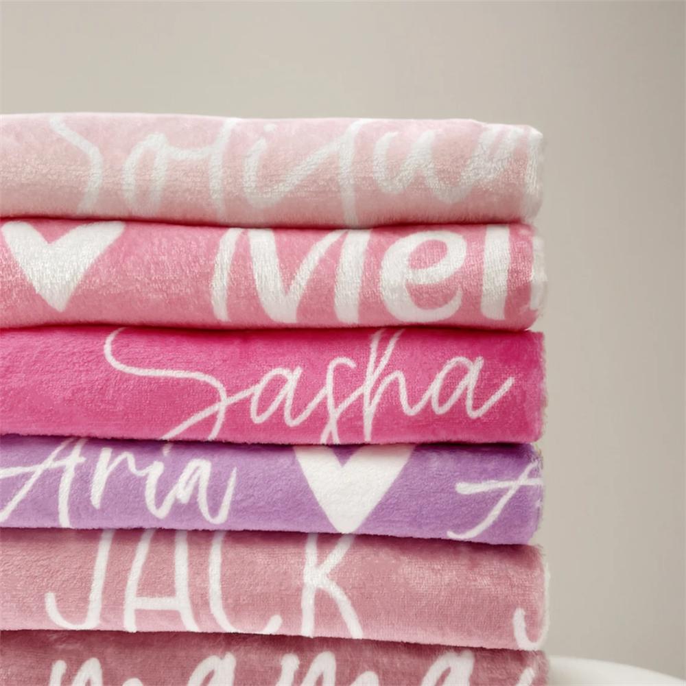 Kişiye Özel Kız İsimli Battaniye, Özel Bebek Battaniyesi, Kız Battaniye Hediyesi, Bebek Battaniyesi, Çocuk Battaniyesi, Noel, Sevgililer Günü