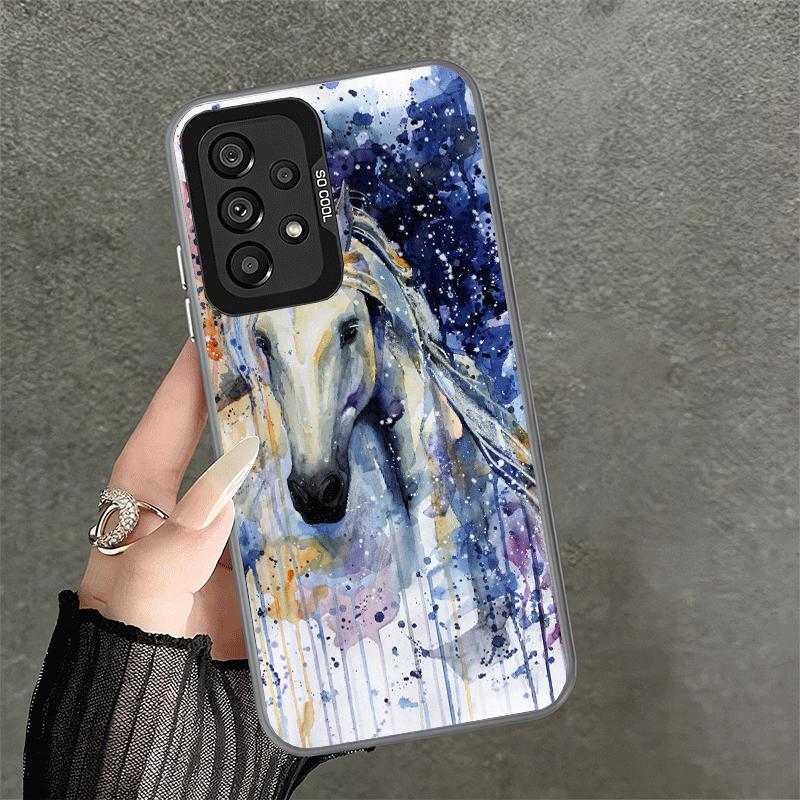 

Oil Painting Horse Shockproof Phone Case for Samsung A17 A16 A15 A14 A37 A57 A36 A56 A26 A35 A55 A25 A34 A54 A24 A13 A23 A33 A53 Samsung A26