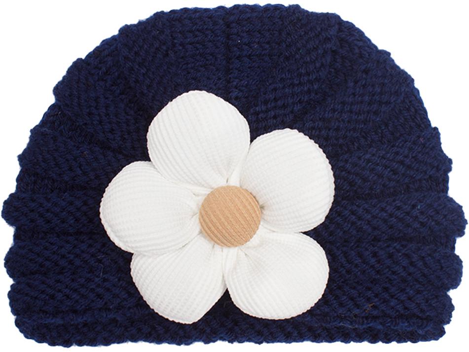 2023 Europäische & Amerikanische Babywolle Blumen-Pullovermütze: Warm & Bequem für Herbst & Winter