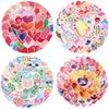 Valentine's Day Heart Graffiti Stickers: 50/100 Waterproof Decorative Stickers for Water Bottles & Computers