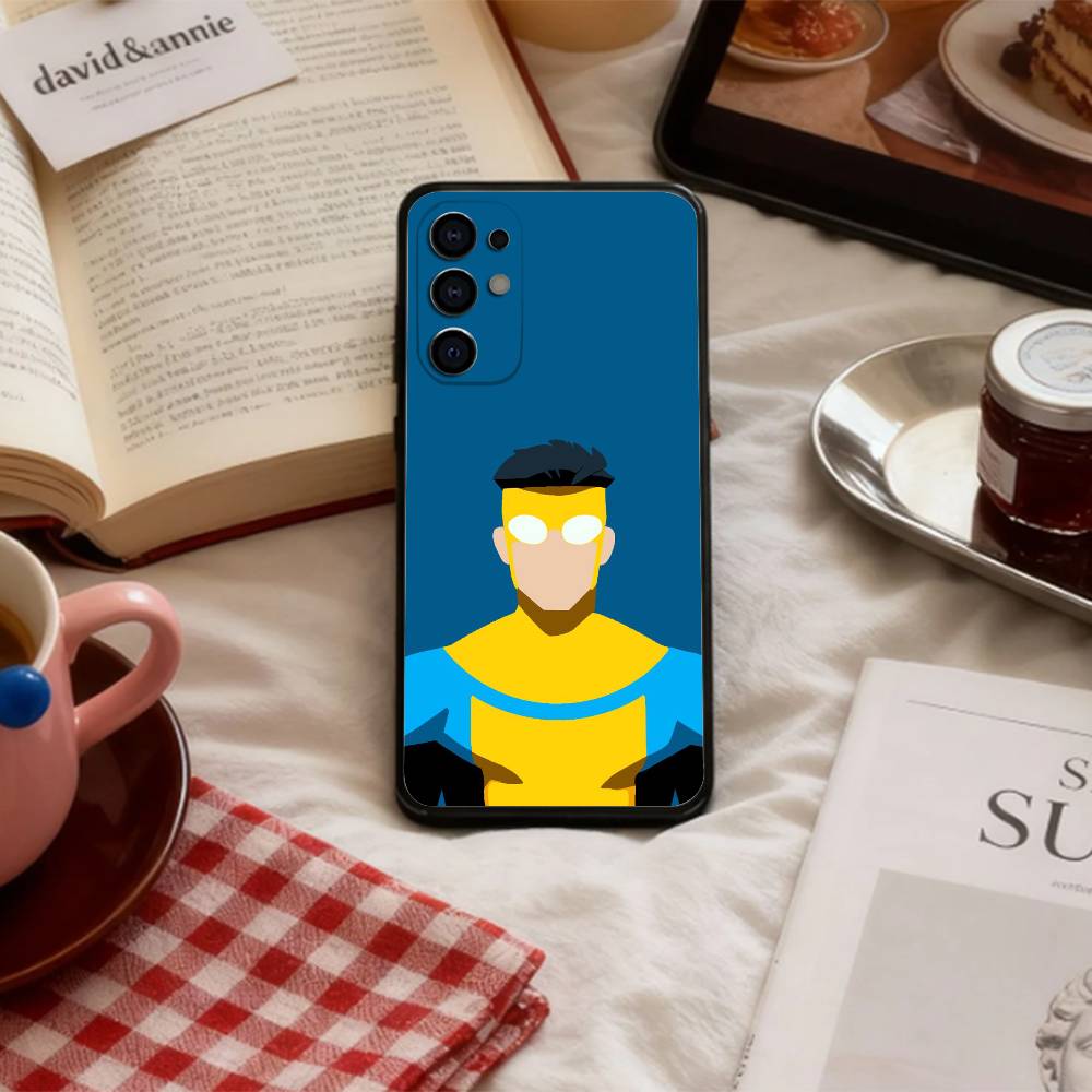 S-Subversive I-Invincible Cartoon   Phone Case For Samsung S 25,24,23,22,30,21,10,9,Ultra,Plus,Lite,FE,4,5 G Soft Black Case