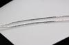 Silver Cube Chain Rhodium-Plated Silver 925 | 42cm