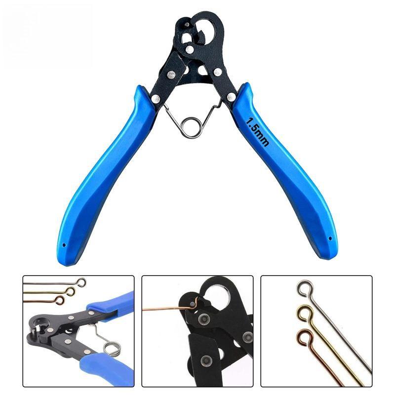 1 Steps Wire Bending Hobby Jewelry Making Tool DIY Wire Rolling Pliers Jewelry Crafts Round Nose Winding Coil Pliers