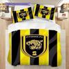 Bold Tiger Emblem Shines Bright Three-piece Set (1 * Duvet Cover + 2 * Pillowcase, Without Core) 2D Flat Christmas Birthday Gift Bedding Set