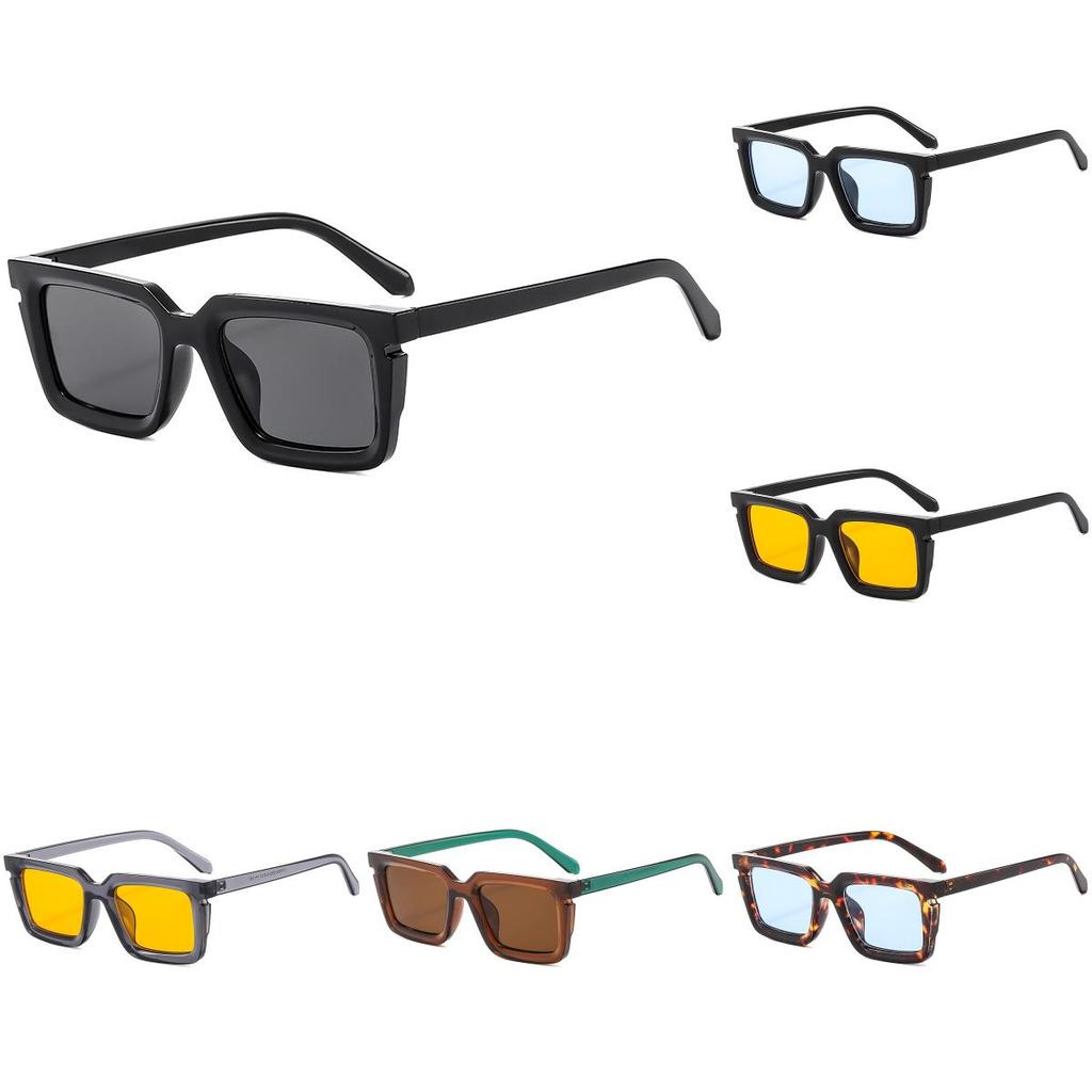 Trendy Square Frame Sunglasses For Women Uv Protection Stylish Outdoor And Travel Accessory