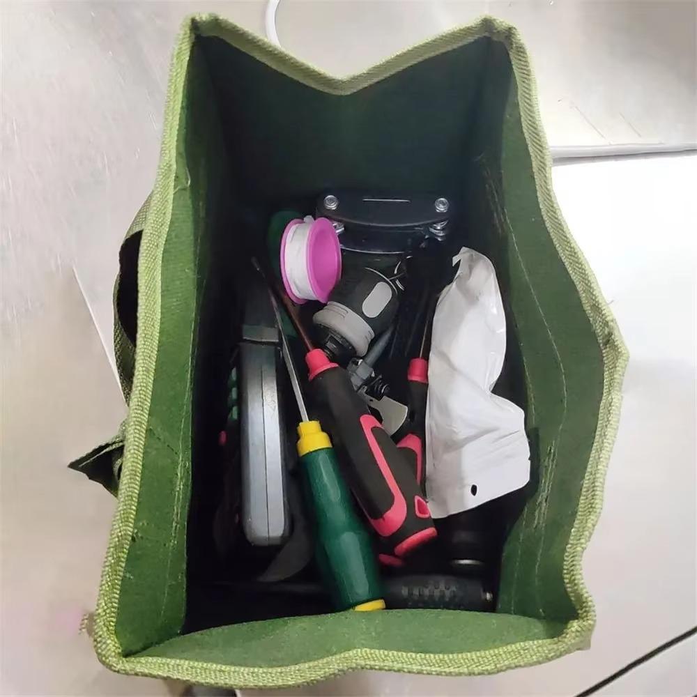 Canvas Handheld Tool Bag High Strength Electrician Repair Organizer  Garden Supplies