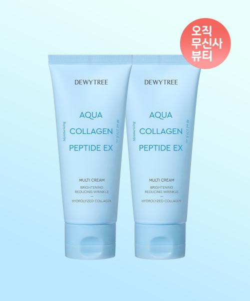 Dewytree Aqua Collagen Peptide EX Multi Cream 80ml [2EA]
