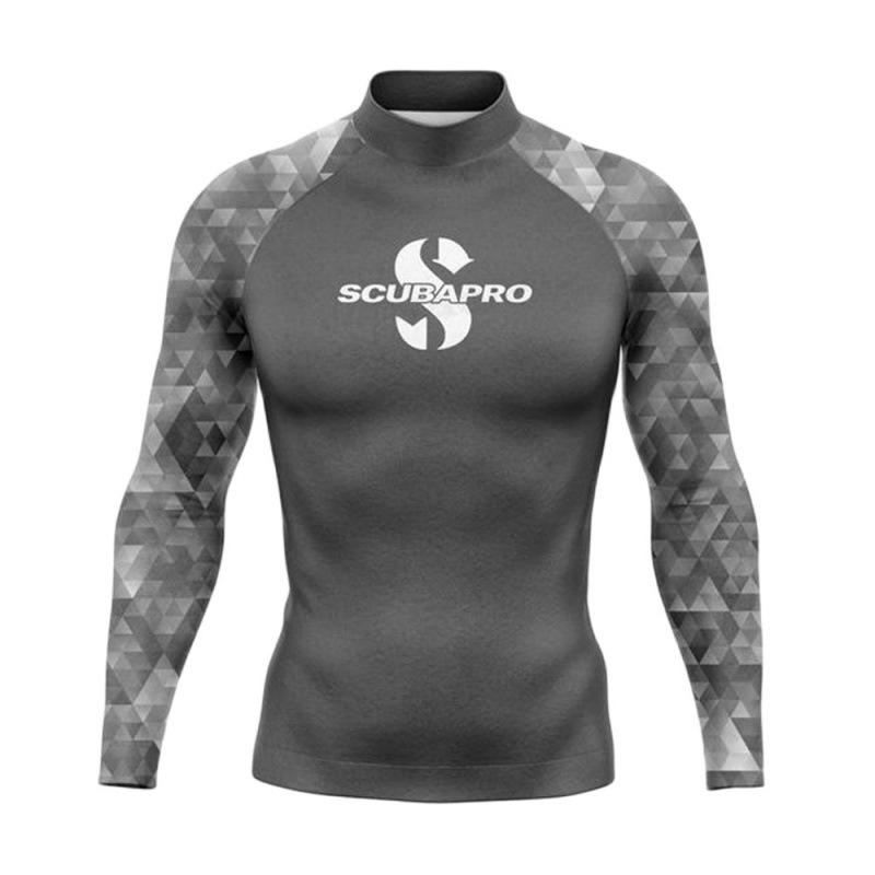 SCUBAPRO Muta Uomo UPF + 50 Protezione Solare da Spiaggia Costume da Bagno Manica Lunga Sport da Surf Anti-Medusa