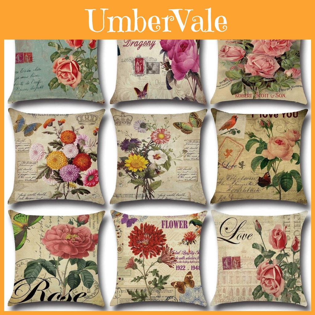 Elegant Tropical Feuilles Linen Blend Cushion Cover Perfect For Living Room Decor
