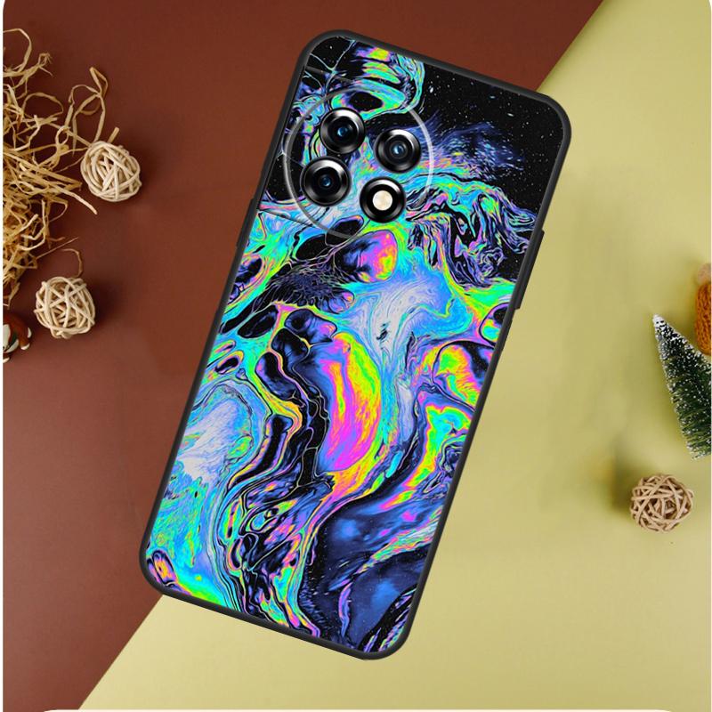 Psychedelic trippy abstract art For OnePlus 13 13R 12 12R 11 9 10 Pro 8T 9RT 10T 10R Nord 4 CE 2 3 Lite N20 N30 Phone Case