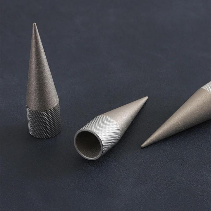 Vulcan Läder Rund Hålslagare Vässare DIY Polerare Slipmaskin Professionellt Stansblad Vässare Verktyg 300 Mesh Smärgelpläterad.