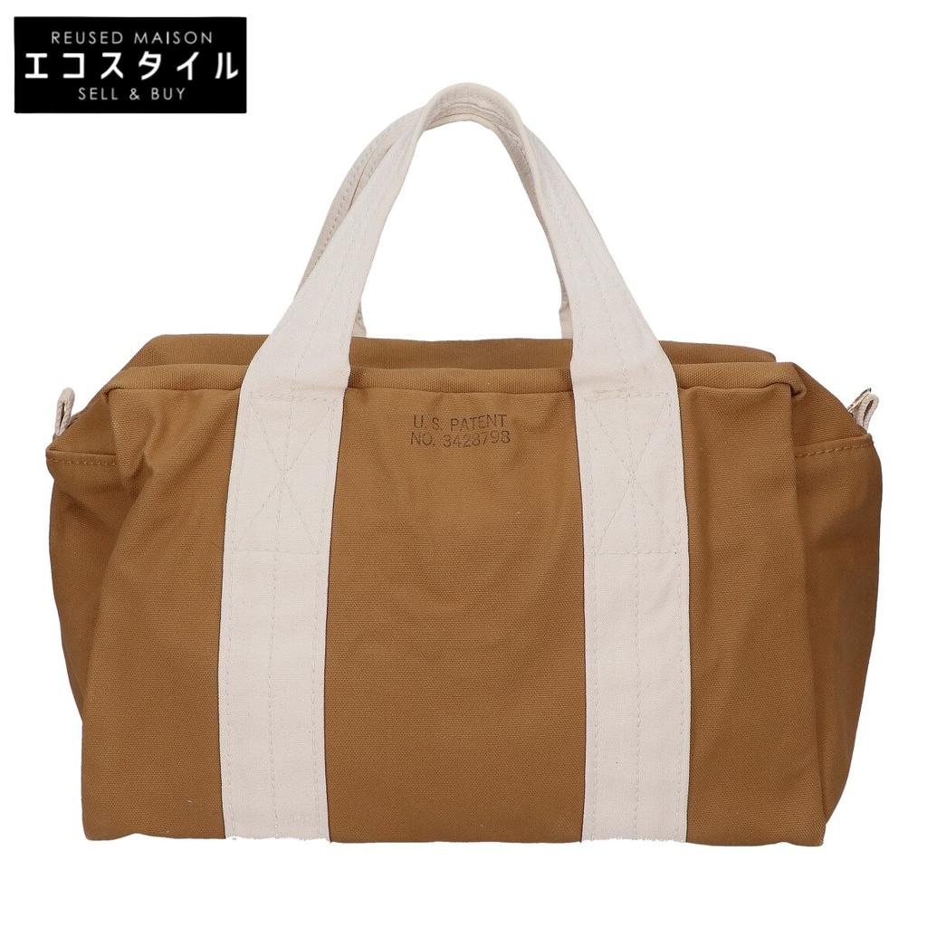 SIGNAL GARMENTS [Excellent Condition] WALK ABOUT LABOR DAY Canvas Mini Duffel Bag/ Boston bag BrownUsed