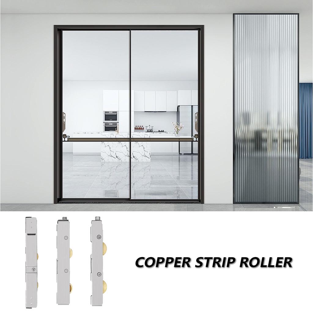 Terrassedør Rullemontasje Kraftig Tandem Erstatning Aluminium & Messing Skyve Terrassedør Rullemontasje for Hjem