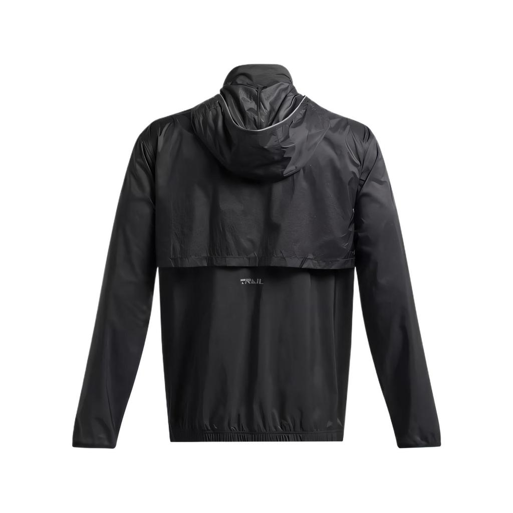 Under Armour Launch Trailstorm Comfortable Fashionable Simple Versatile Long Sleeve Jacket Men Jacket Black 1383243-016