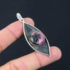 Mothers Day Sale Natural Rhodonite 925 Silver Wedding Daughter Pendant Jewelry