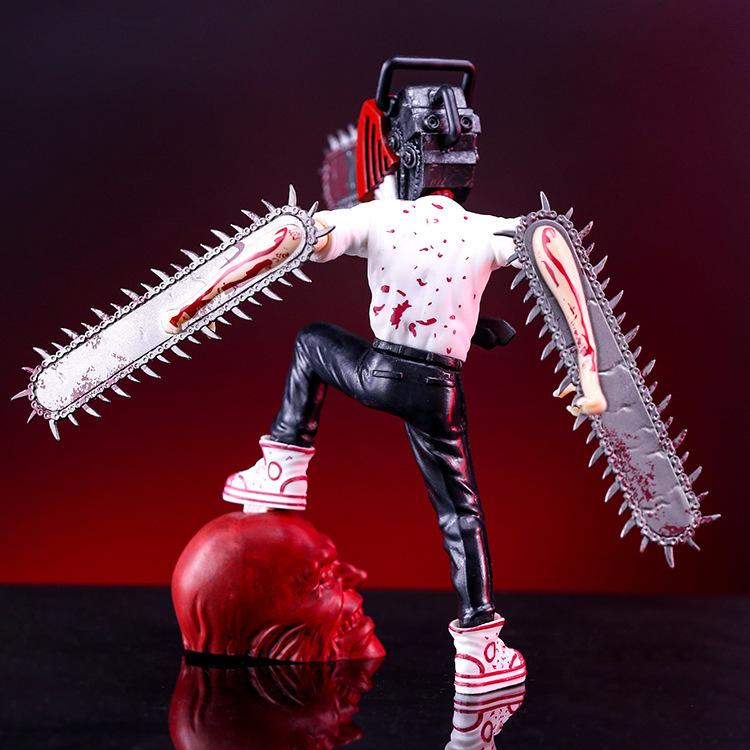 Chainsaw Man Denji POWER Statue PVC Action Figure Anime Figure Chainsawman Model Toys Collection Doll Gift