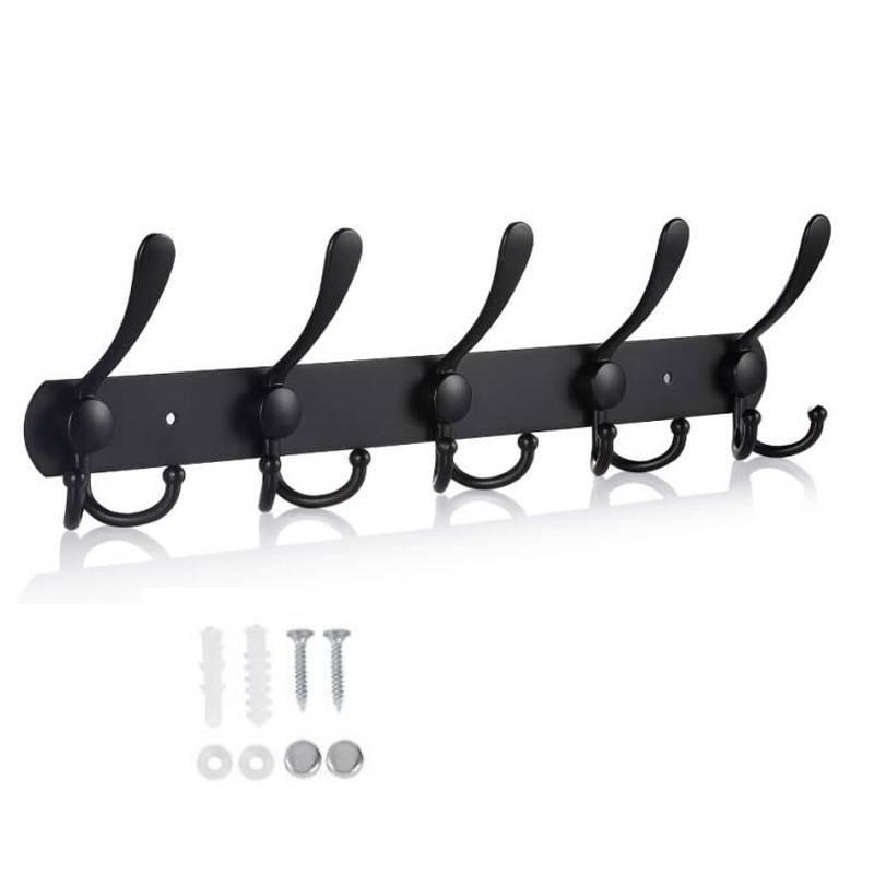 Mounted Wall White Heavy Duty Hanging Hook Bracket For Bathroom Hotel Back Door